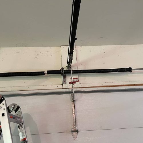 broken garage door spring