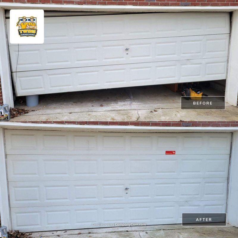 off track garage door
