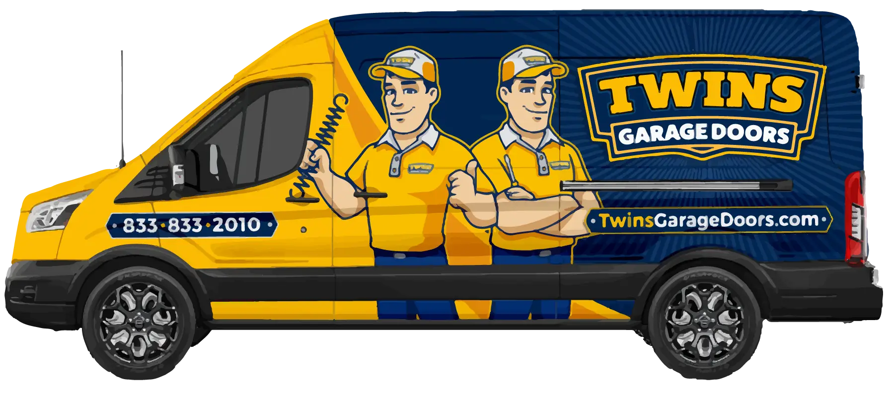 twins garage doors van