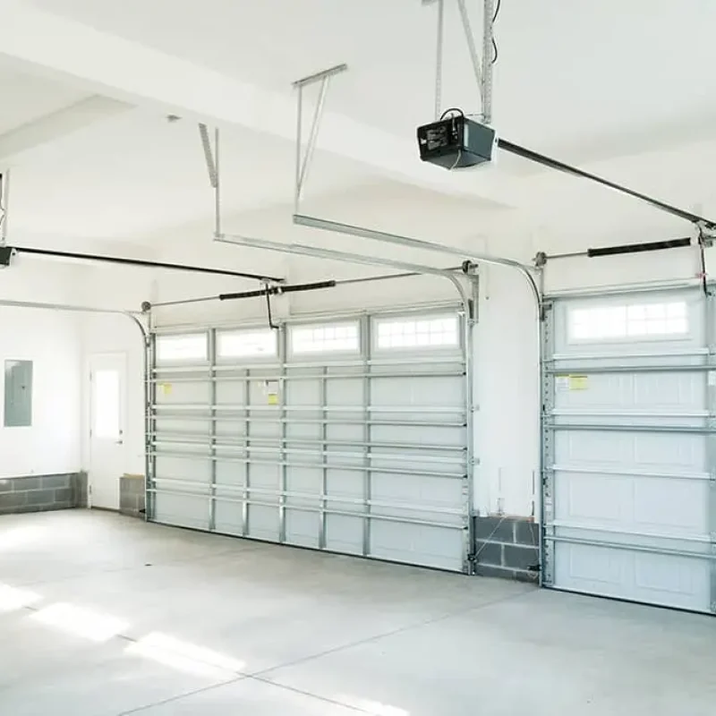 Residential house garage interior