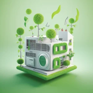 The Benefits Of Regular HVAC System Maintenance 2 hvac system with greenery on it on green background
